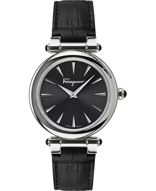 Salvatore Ferragamo Idillio Leather Watch 36mm