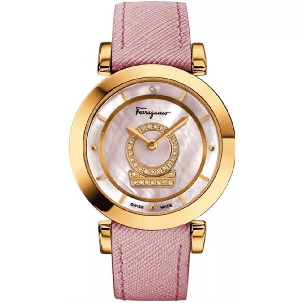 Salvatore Ferragamo Minuetto Gold Ion-Plated Watch 36mm