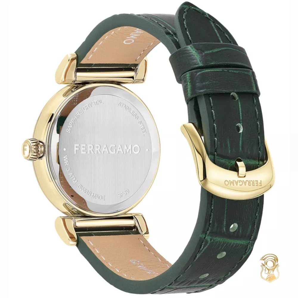 Salvatore Ferragamo Ora Green Tone watch 36mm