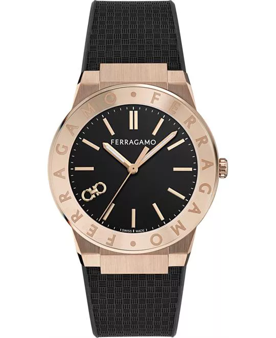 Salvatore Ferragamo Sapphire Logo Recycled Watch 41mm