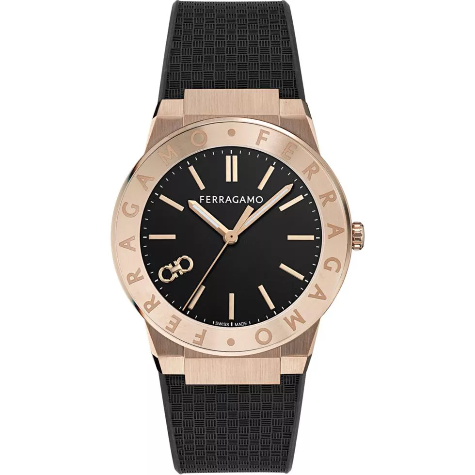 Salvatore Ferragamo Sapphire Logo Recycled Watch 41mm