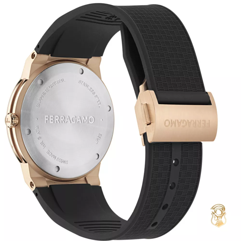 Salvatore Ferragamo Sapphire Logo Recycled Watch 41mm