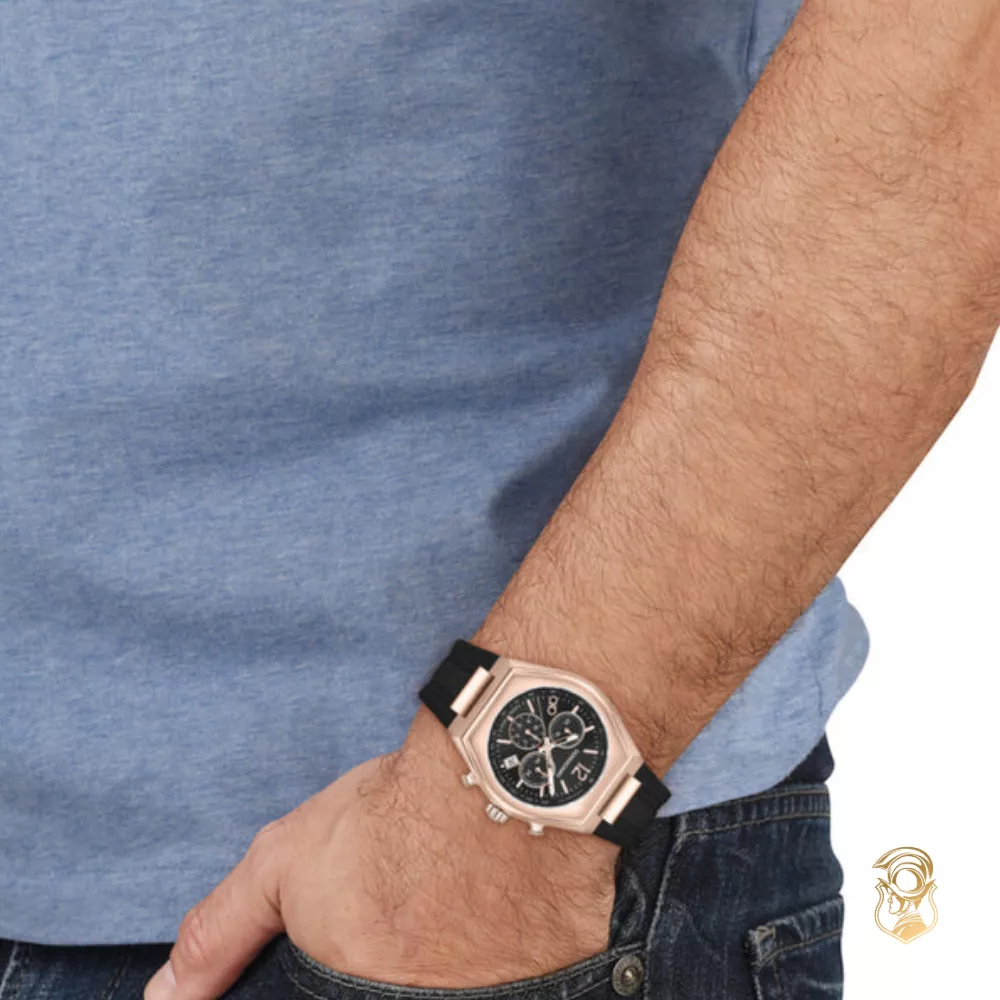 Salvatore Ferragamo Tonneu Chrono Watch 42mm