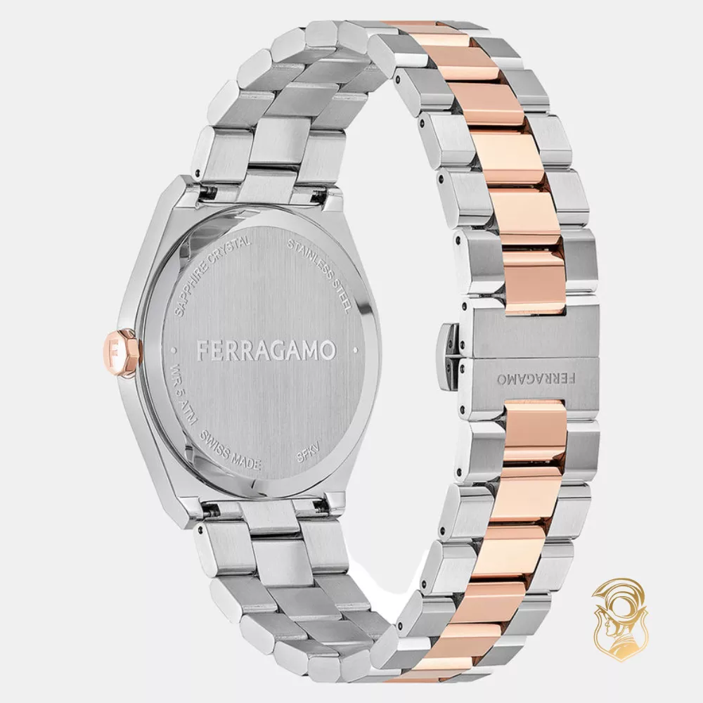 Salvatore Ferragamo Two Tone Watch 40mm