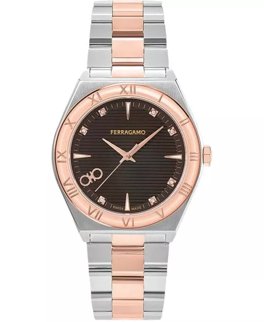 Salvatore Ferragamo Two Tone Watch 40mm