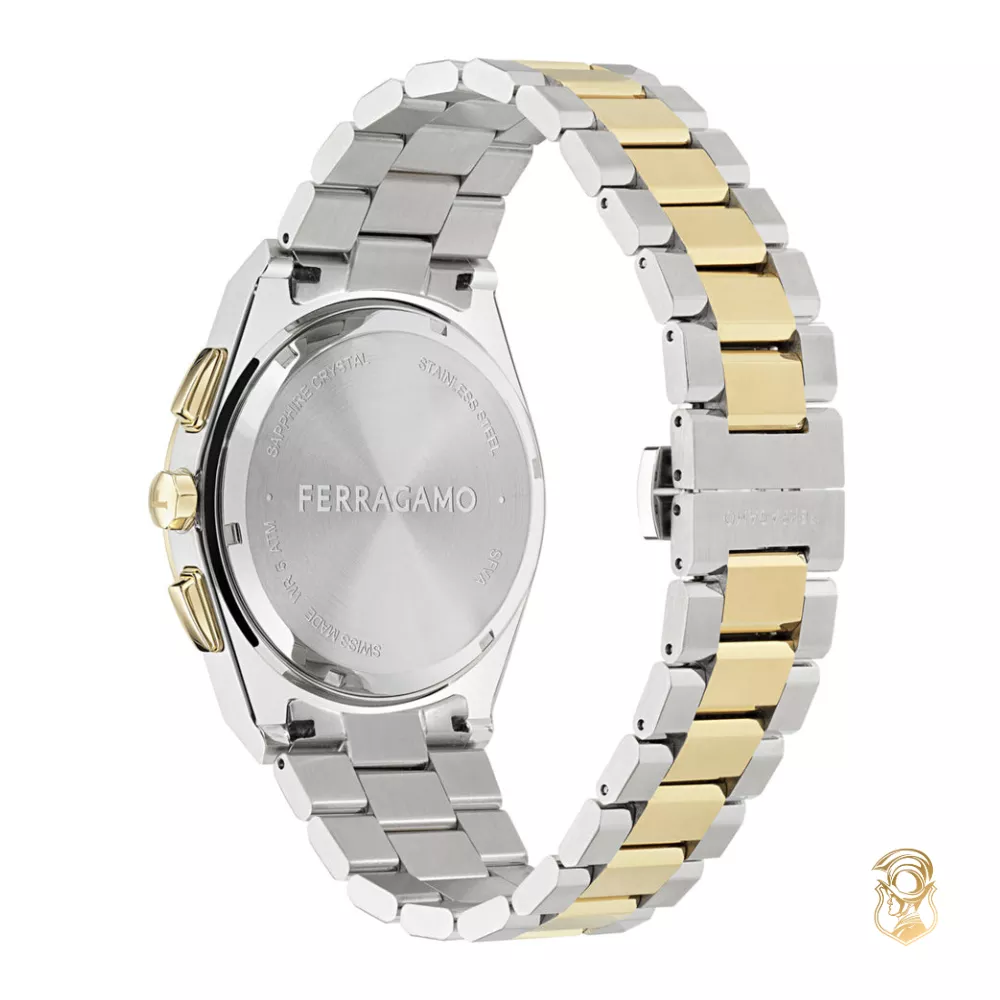 Salvatore Ferragamo Vega Green-Tone Men's Watch 42mm 