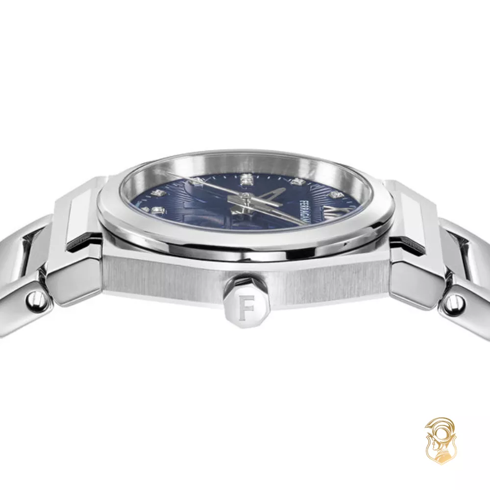 Salvatore Ferragamo Vega Ladies Blue-Tone Watch 28mm