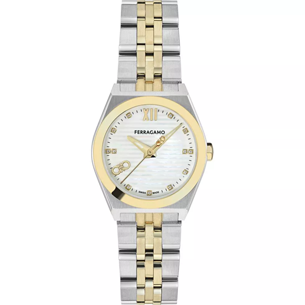 Salvatore Ferragamo Vega Ladies Diamond Watch 28mm