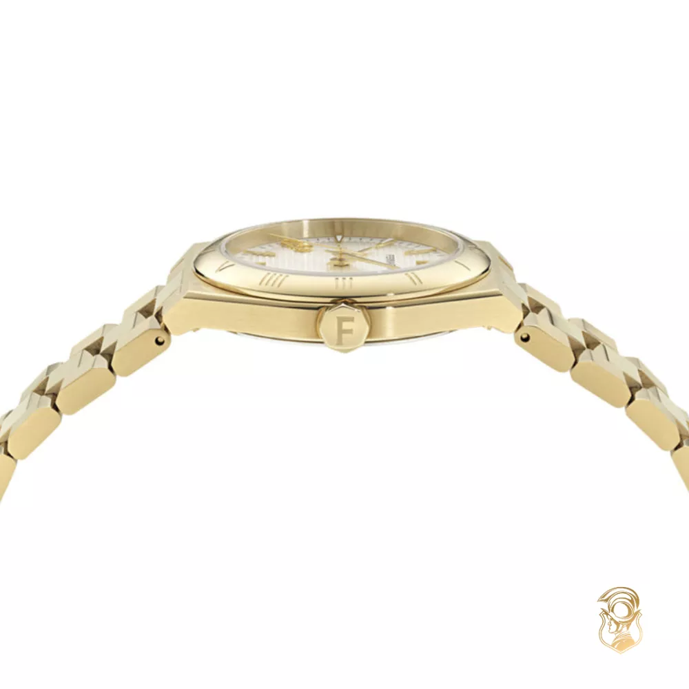 Salvatore Ferragamo Vega Ladies Gold-Tone Watch 35mm