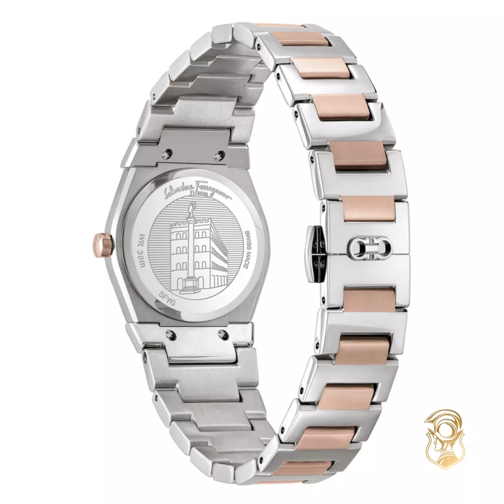 Salvatore Ferragamo Vega Pair Diamond Watch 28mm