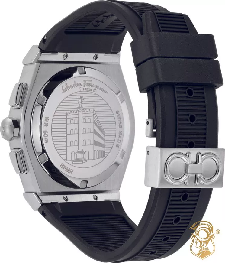 Salvatore Ferragamo Vega Silicone Watch 42mm