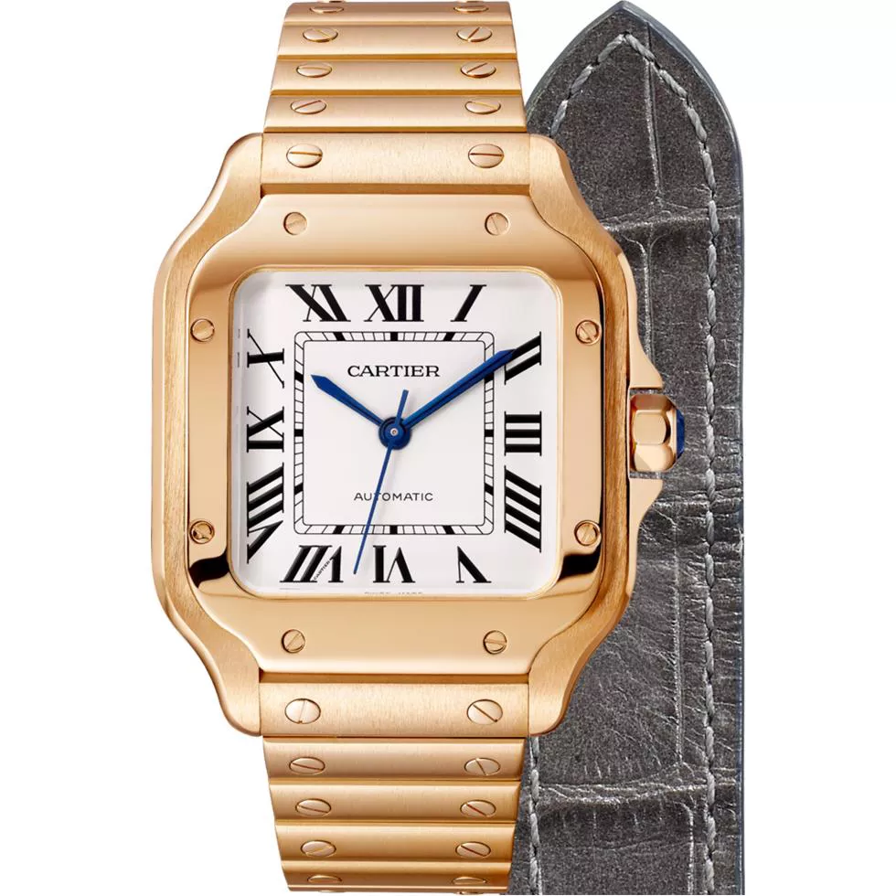 Cartier Santos De Cartier WGSA0008 Watch Set 35.1 x 41.9mm