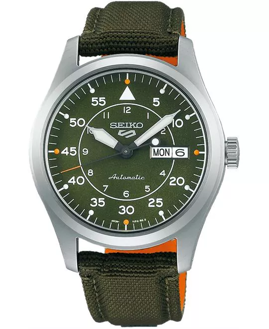 Seiko 5 Sport Green Tone Watch 39.4mm