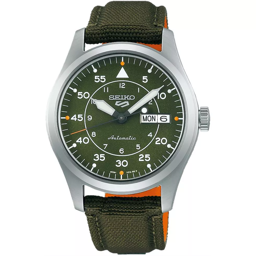 Seiko 5 Sport Green Tone Watch 39.4mm