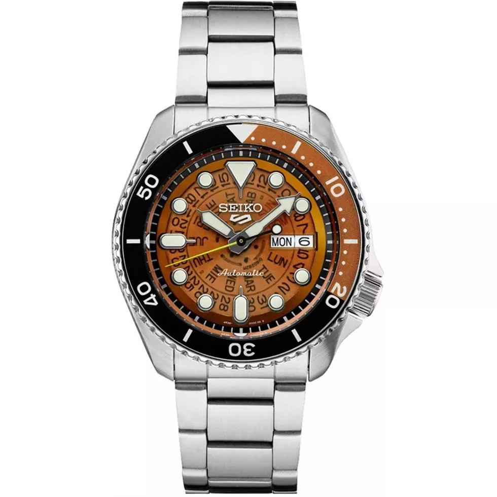 Seiko 5 Sports Automatic Brown Watch 42mm