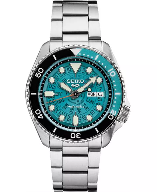 Seiko 5 Sports Automatic Teal Watch 42.5mm