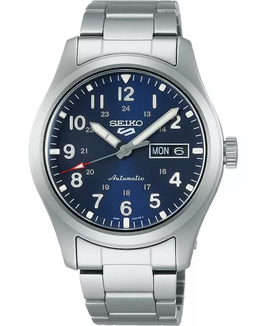 Seiko 5 Sports Blue Mens Watch 39.5mm