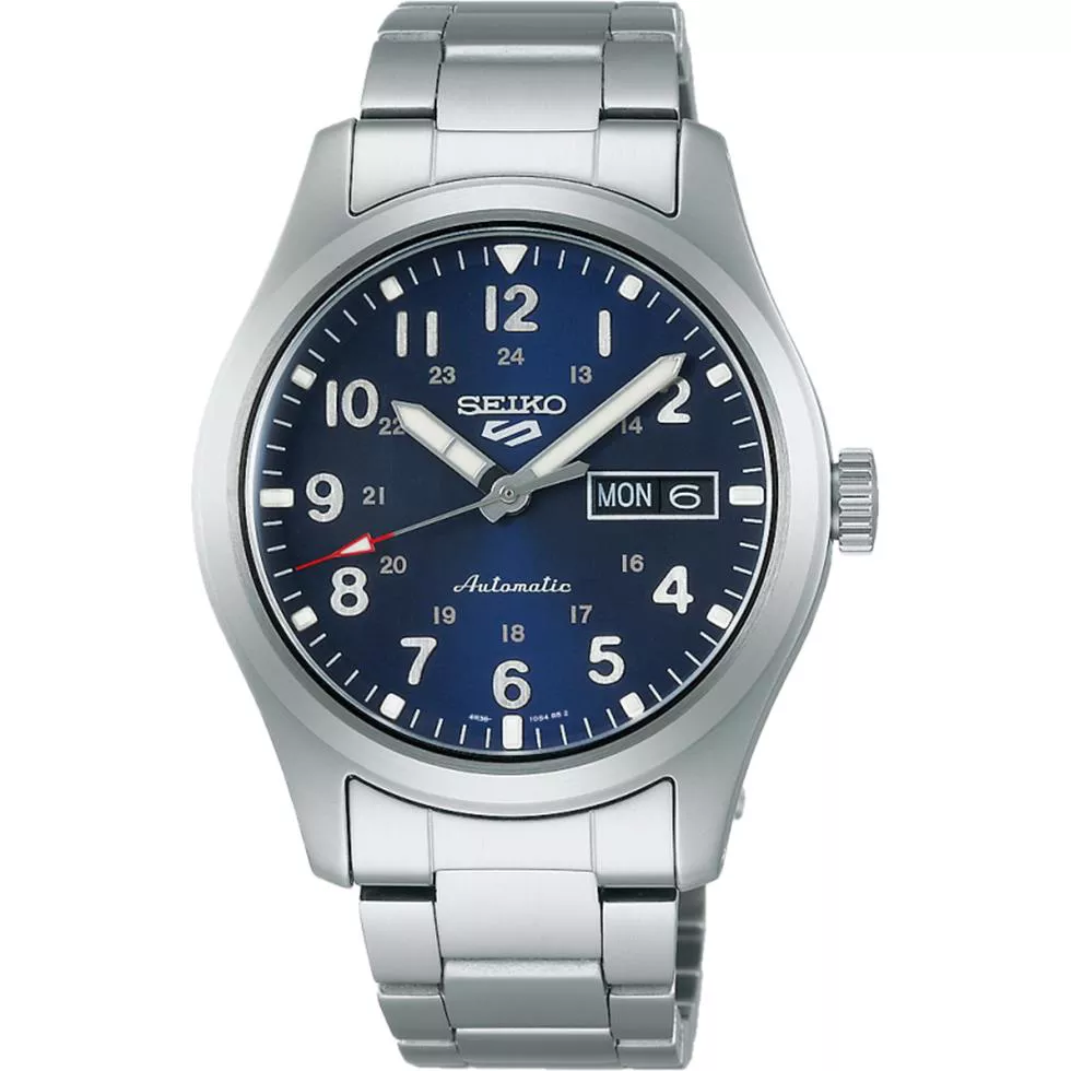 Seiko 5 Sports Blue Mens Watch 39.5mm