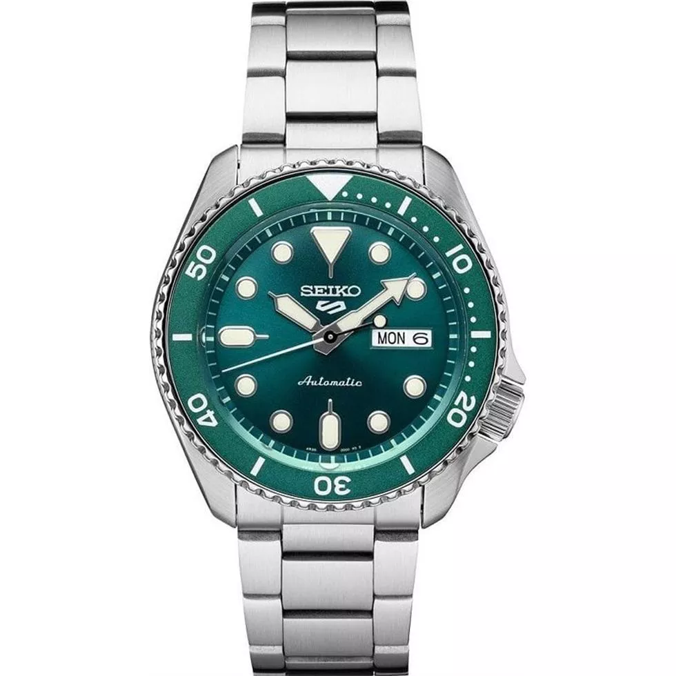 Seiko 5 Sports SKX Green Watch 42.5mm