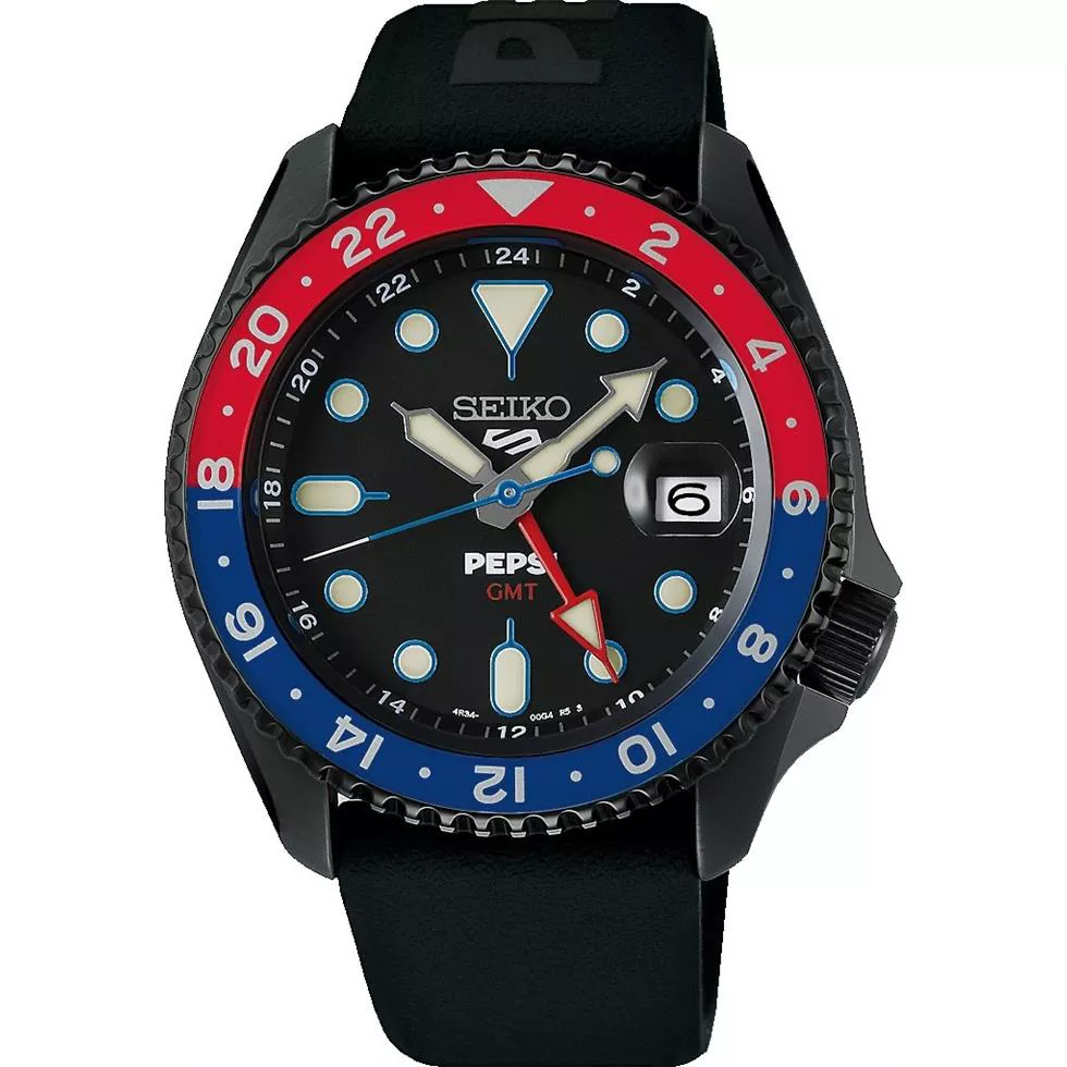 Seiko 5 Sports SKX x Pepsi Limited Edition Watch 42.5mm