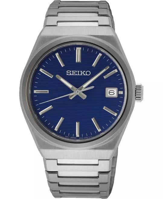 Seiko Classic Quartz Blue Watch 38mm