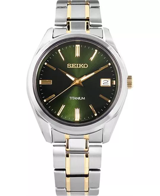 Seiko Essentials Quartz Green Watch 40mm