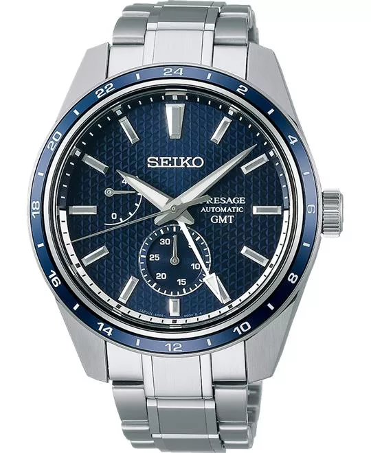 Seiko Presage GMT Watch 42.2mm