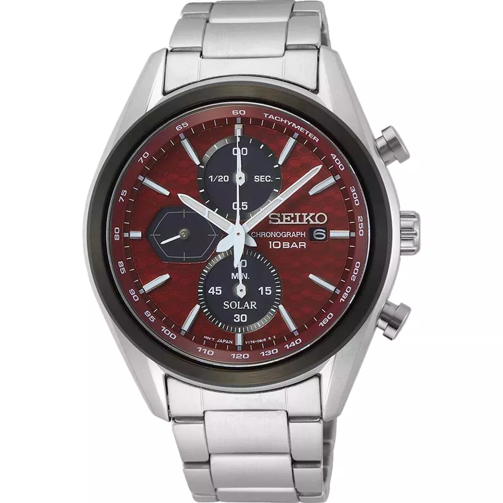 Seiko Prospex Chronograph Red Watch 41mm