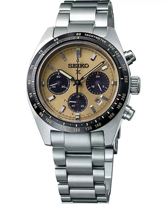 Seiko Prospex Chronograph Silver-Tone Watch 39mm