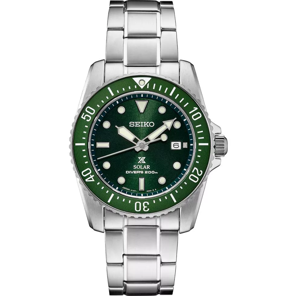 Seiko Prospex Solar Green Watch 38mm