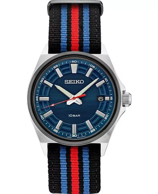 Seiko Racing Sports Blue Watch 40mm