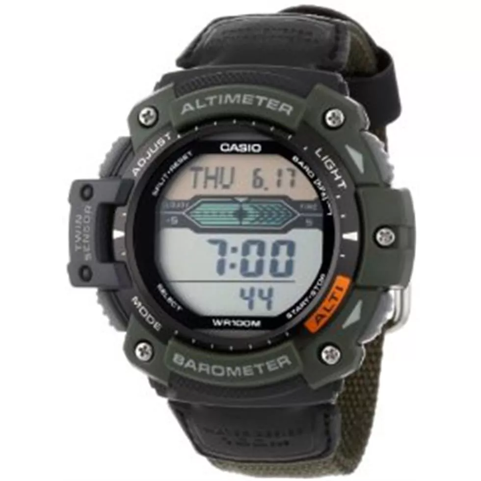 Men's  Twin Sensor Multi-Function Digital Green Sport Watch