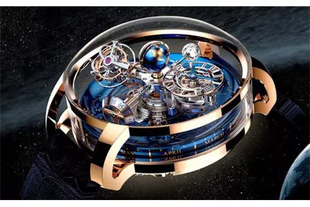 Cả vũ trụ thu nhỏ trong siêu phẩm đồng hồ Astronomia Sky siêu xa xỉ của Jacob & Co