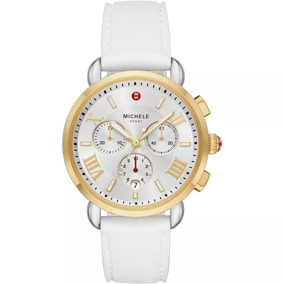 Sporty Sport Sail White Silicone Watch 38MM