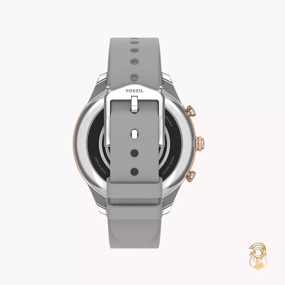 Stella Gen 6 Hybrid Smartwatch Gray Silicone Watch 41MM