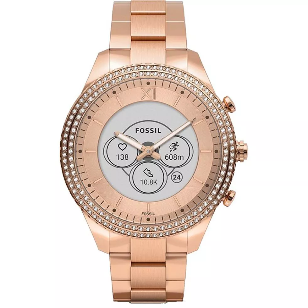 Stella Gen 6 Hybrid Smartwatch Rose Gold-Tone Watch 41MM