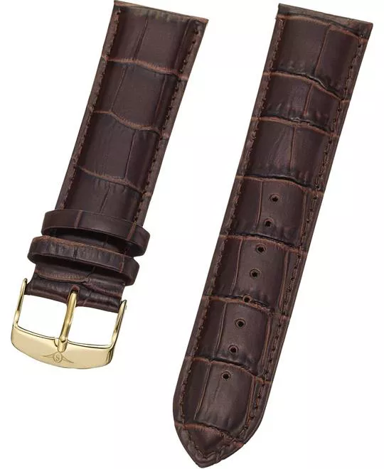 Stuhrling Original Brown leather strap 24mm