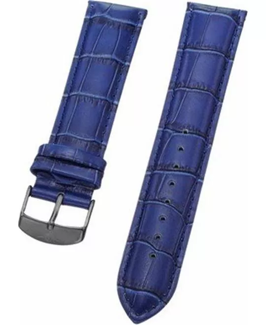 Stuhrling Original Mens blue leather Strap 22mm