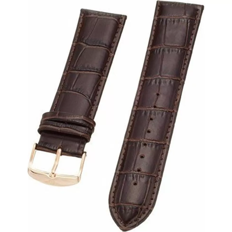 Stuhrling Original Mens brown leather strap  24mm