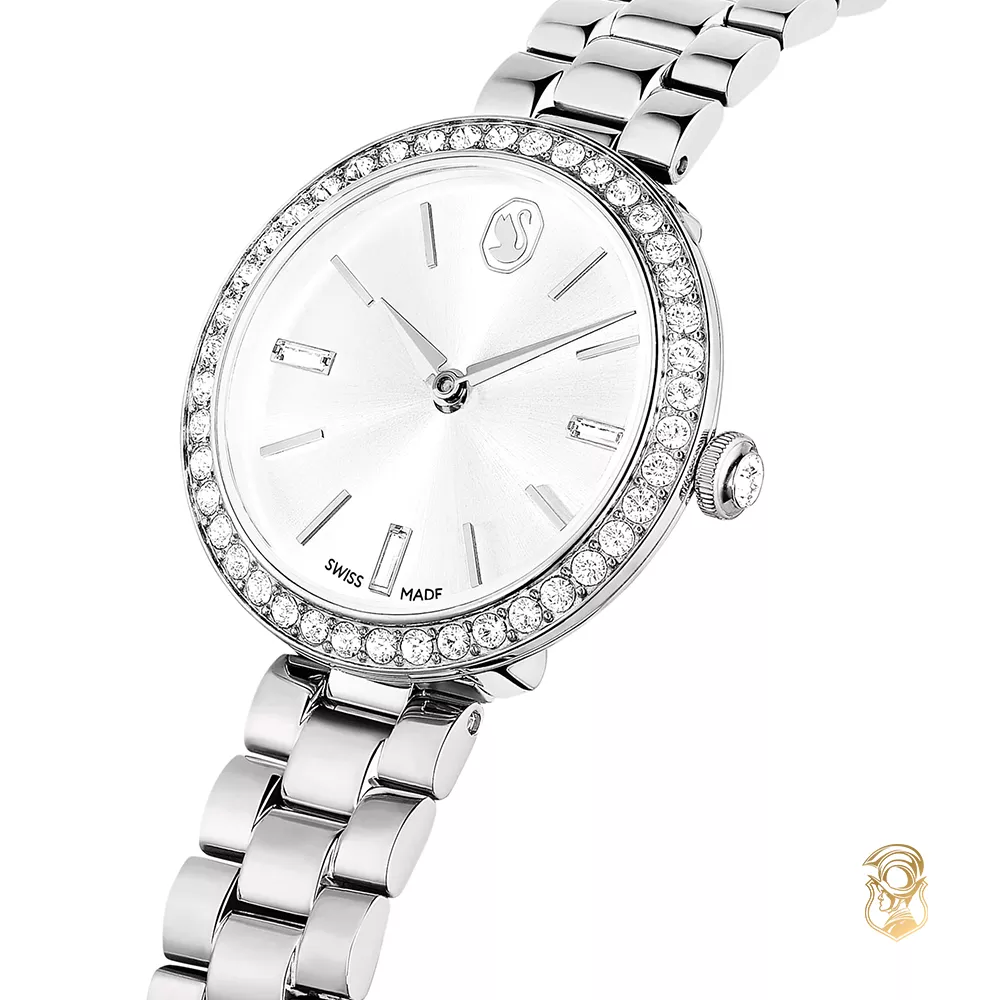 Swarovski Certa Silver Tone Watch 30mm