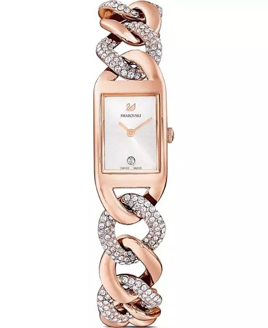 Swarovski Cocktail Ss White Watch 24.5mm x 16.5mm