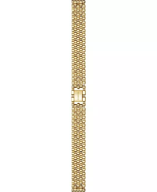Swarovski Crystalline Oval Gold Stainless Steel Bracelet 12
