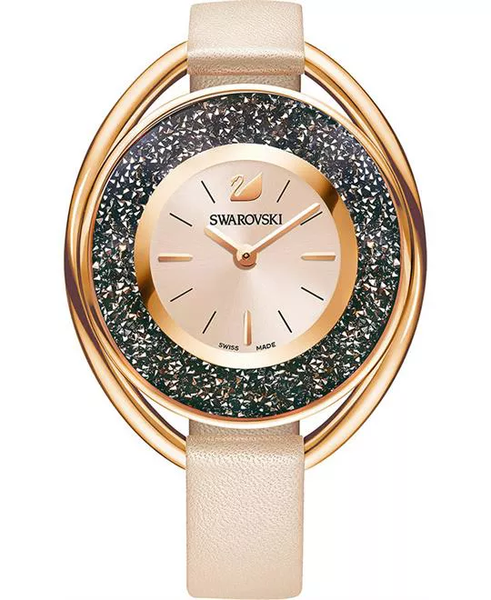 Swarovski Crystalline Oval Watch 37mm x 43mm