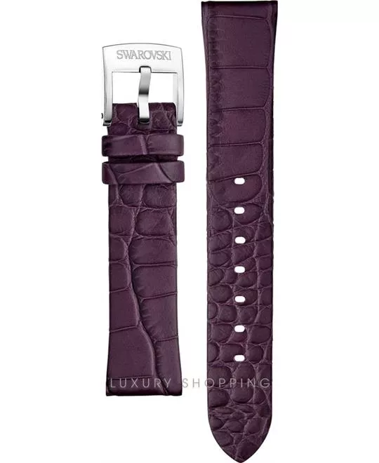 Swarovski LS Purple Leather Strap 18/16