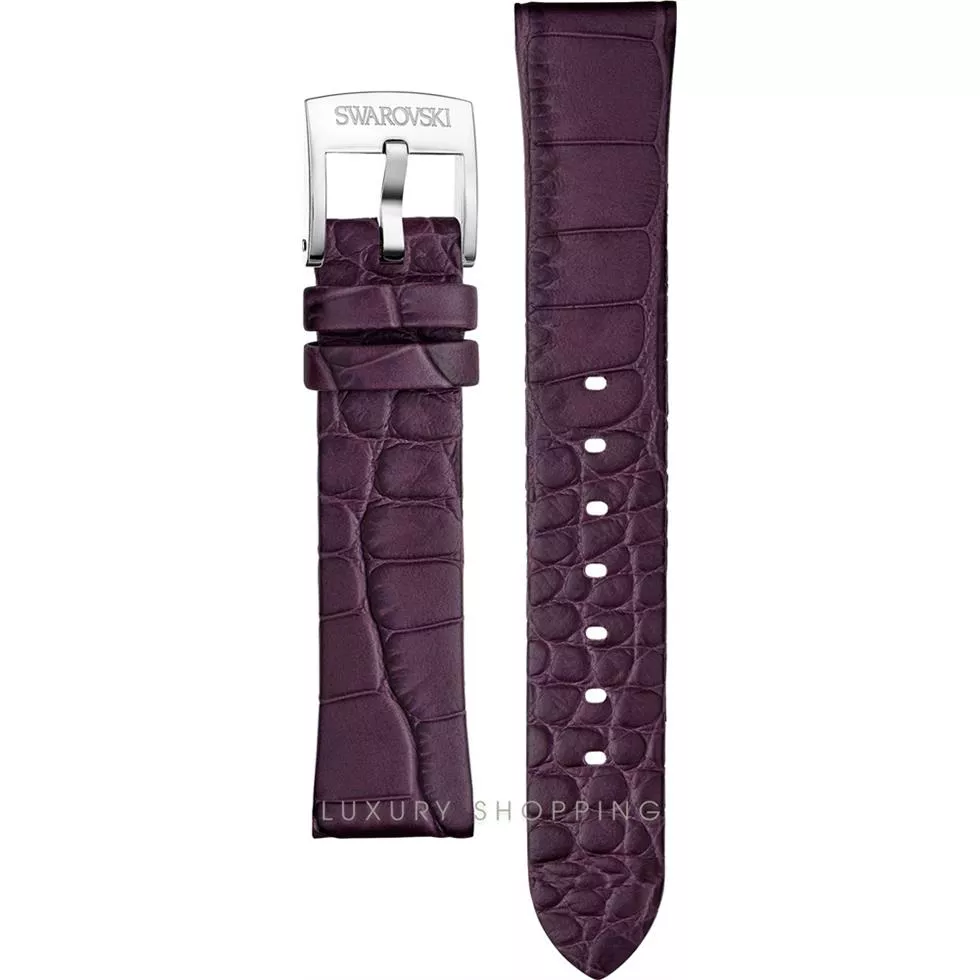 Swarovski LS Purple Leather Strap 18/16