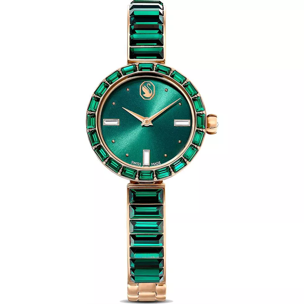 Swarovski Matrix Bangle Green Watch 25mm