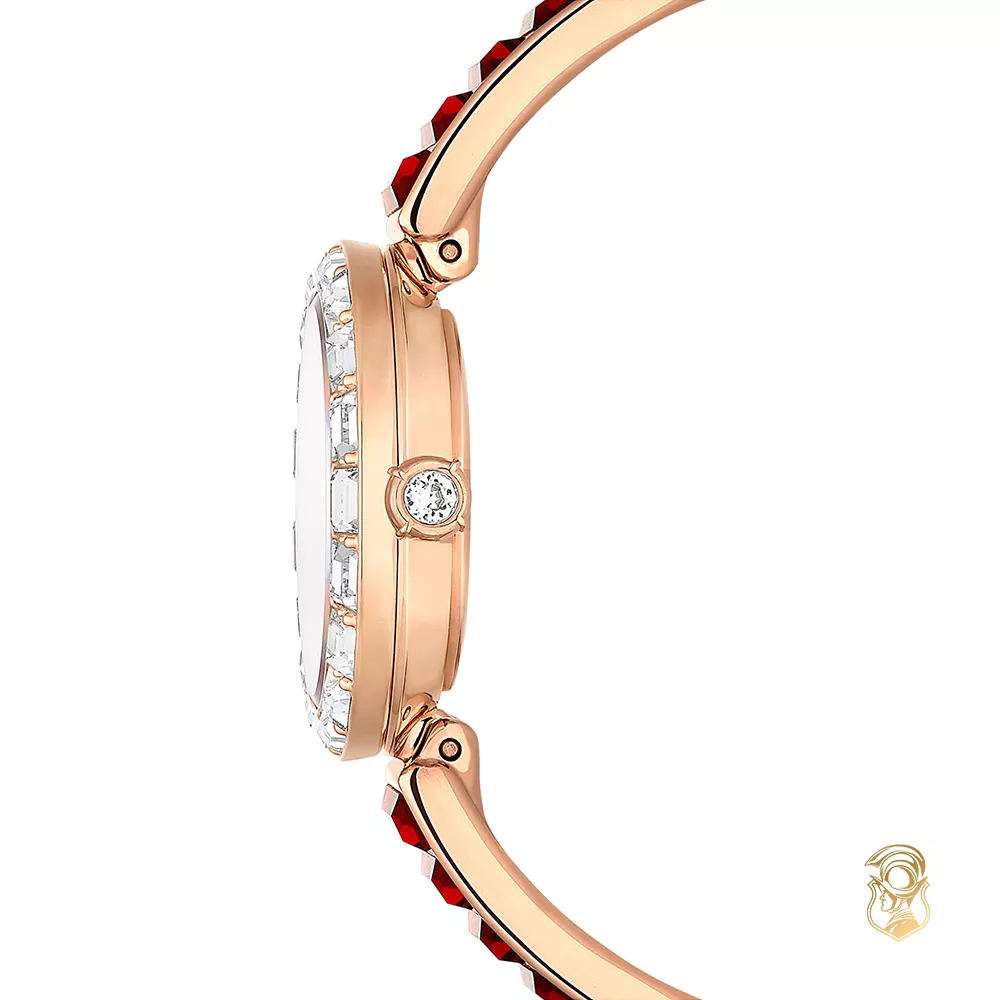 Swarovski Matrix Bangle Red Watch 25mm