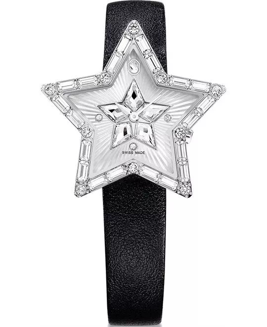 Swarovski Symbolica Star Black Watch 36mm