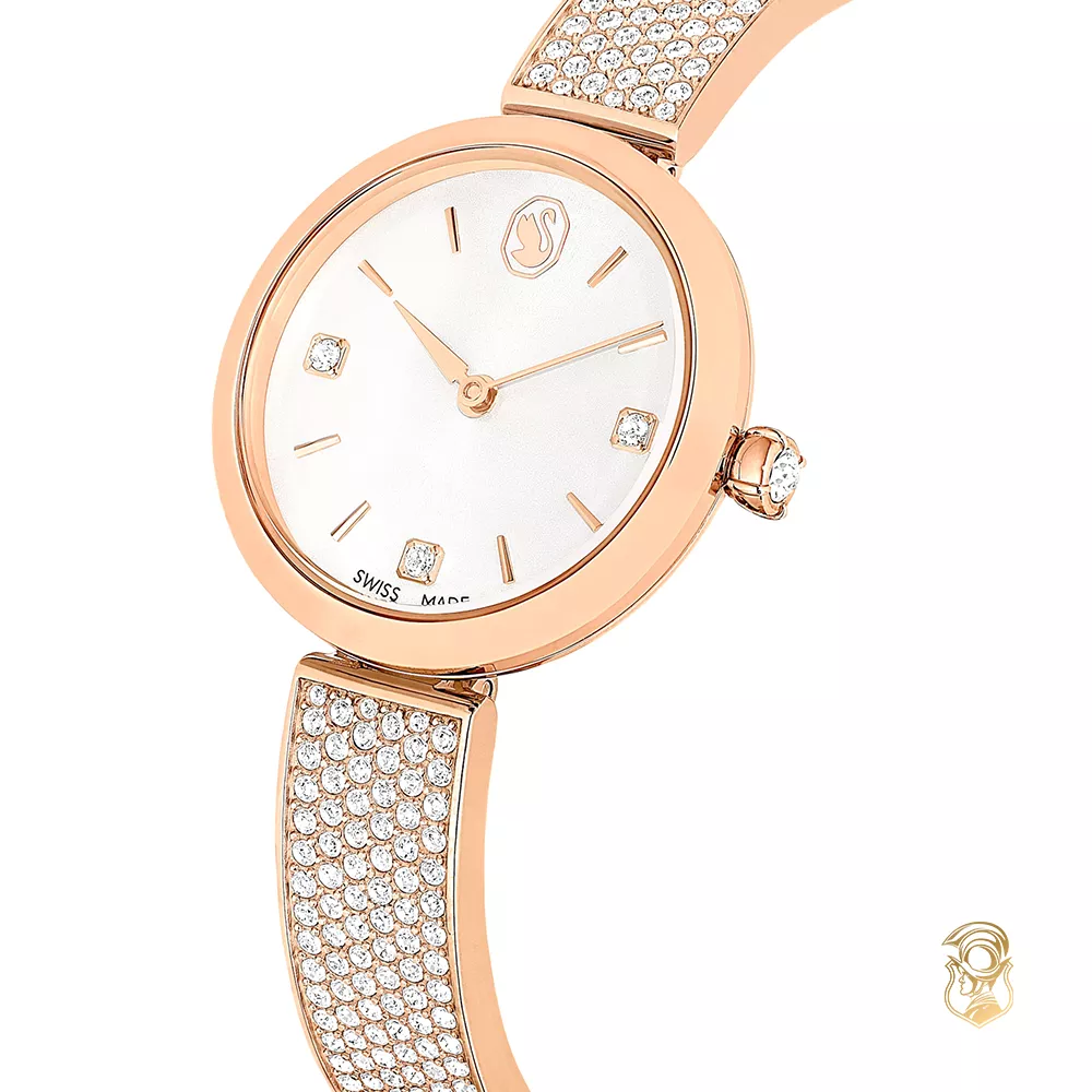 Swarovsky Illumina Rose Gold Tone Watch 27mm