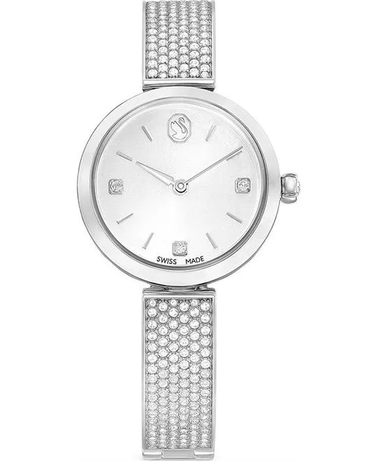 Swarovsky Illumina Silver Tone Watch 27mm